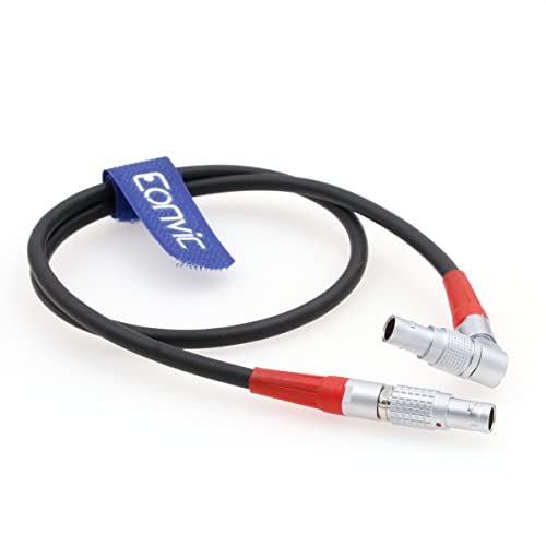 EONVIC Preston Light Ranger 2 Data Cable to MDR3/MDR4 Serial 0B 4Pin to Rotable 4Pin Right Angle Cable, Red, 23.6inch/60CM - Image 3