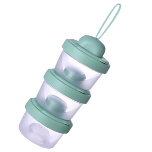 BESPORTBLE Contenedor Apilable de Leche Polvo Portátil Independientes de Dispensador Sellado y Compacto para Viajes y Vacaciones