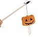 POPETPOP Halloween Cat Teaser Wand Toy with Bell Interactive Pumpkin Lantern Stick for Indoor Cats Engaging Kitten Play Accessory to Stimulate Curiosity and Exercise