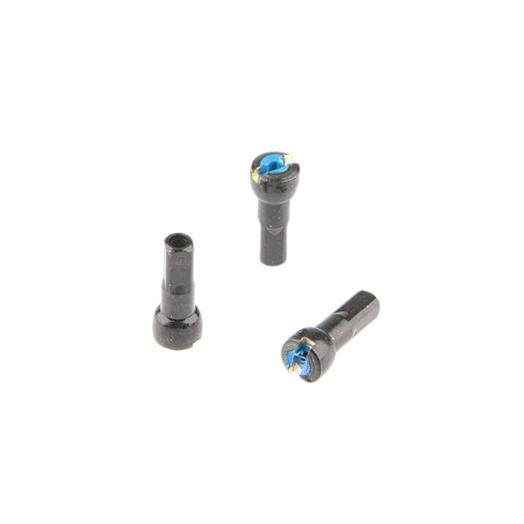Alpina Nipplo per raggi con testa tonda 14G/15.0mm/4/Fg 2.3 ABS/ottone nero (144 pezzi)
