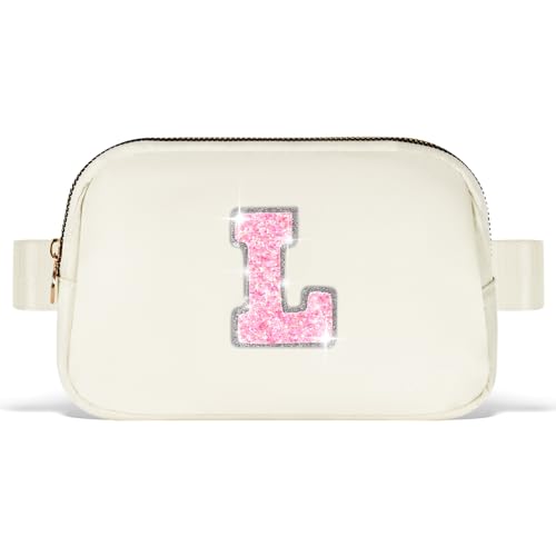 Image of Uygafly Gift for Teen Girls Kids Daughter Her - Birthday Gifts for 3 4 5 6 7 8 9 10 11 12 13 Year Old Girls,Fanny Pack Crossbody Bag Purse Belt Bag Cute Trendy Stuff | Cream,L