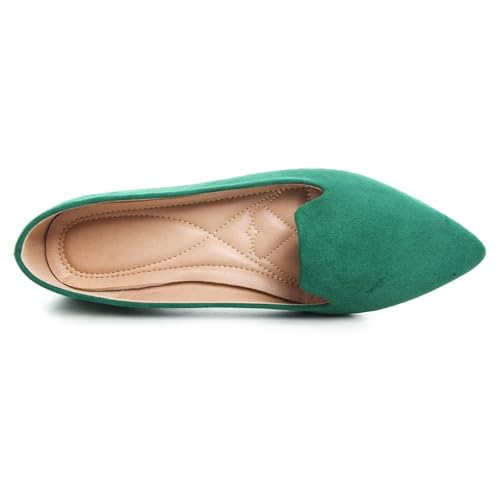 Image of Dear Time Women's Classic Ballets Pointy Toe Flats Comfortable Dress Flats Office Work Shoes