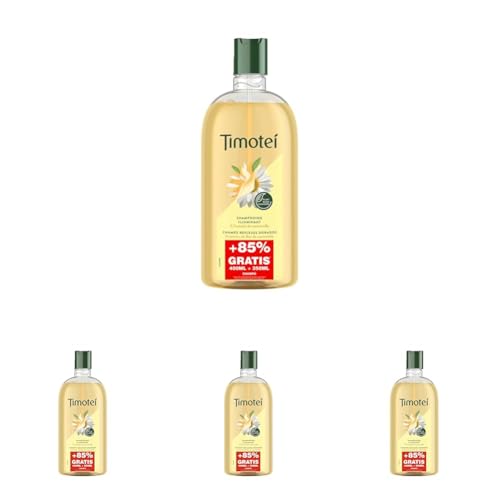 Timotei Champú CHP 400+350 CAMOMILA, blanco, 750 ml (400+350) (Paquete de 4)