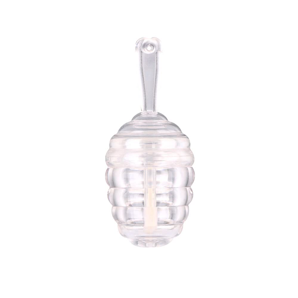 ezqnirk 1PCS Empty Tube Lip Gloss Container,Honey Pots-Clear 5.5ml