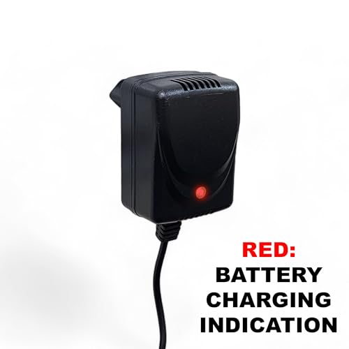 Image of MEKASHI 12V Battery Charger Adapter for Kids Electric Ride-On Cars, Black