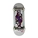 LEEFAI 32mm Pro Fingerboard Complete Set, 32x96mm Maple Wood Deck with UV Printing Graphic, Pro G4 Finger Skateboard Trucks,Urethane Bearing wheels-Op3ra V3-Hearts of Queen