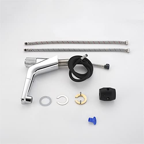 Robinets de bassin salle de bain mélangeur laiton chrome eau chaude cuisine sur pont
