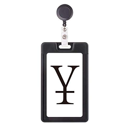 Porte-badge rétractable Yuan avec symbole chinois traditionnel