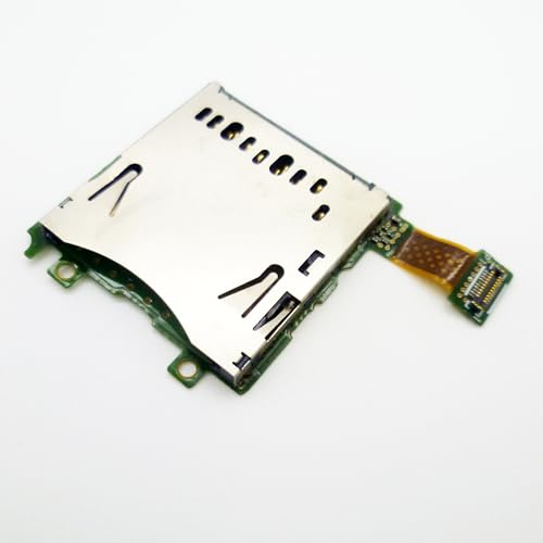 Memory Card Reader Slot Socket Tray with PCB Board Replacement Compatible With Nintendo 3DS SD