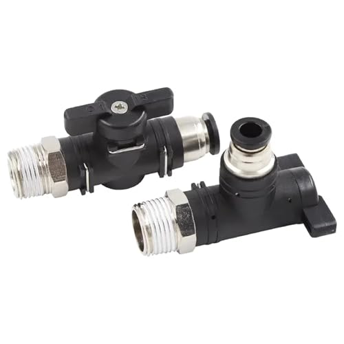 Raccord rapide pneumatique à une touche vanne manuelle BL 16mm
