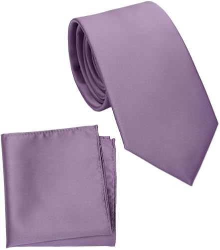 Image of Classic Tie and Pocket Square Set for Men, 3.2-Inch Standard Width