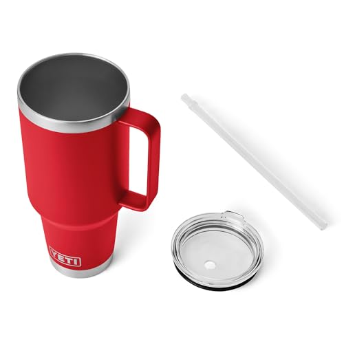Image of YETI Rambler 42 Oz Straw Mug Rescue Red