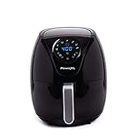 PowerXL Air Fryer 7 QT Maxx Classic, Extra Hot Air Fry, Cook, Crisp, Broil, Roast, Bake, High Gloss Finish, Nonstick, Black