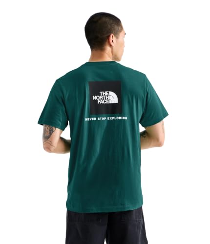 THE NORTH FACE Herren Evolution Box NSE Regular Short Sleeve T-Shirt, Pacific Teal, XL – Ansicht 1