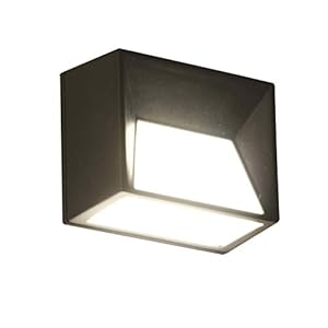 Luxform Skye Intelligente Solar LED Wandleuchte 15 Lumen, Schwarz