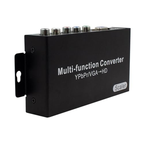 Convertisseur YpbPr/VGA vers HDTV 1080p adaptateur pour affichage PC et portable