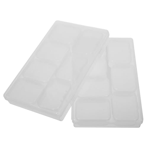 VILLFUL Caja De Almacenamiento De 2 Piezas, Con Cuentas, Para Escritorio, Para Mascotas, Extraíble, Para Uñas, Con Tapas, Organizador De Dulces.
