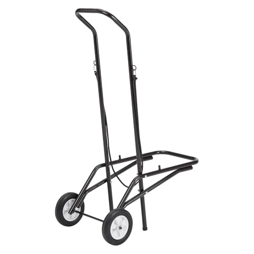 National Public Seating Powder Coated Steel Dolly for 9000 Chair - Dark Brown