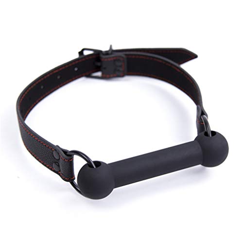 Leather Open Breathable Mouth Ball Black