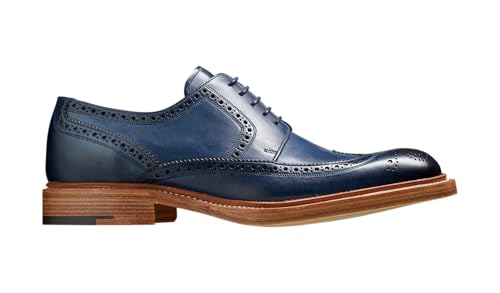 Image of BARKER Bailey Men's Handmade Leather Brogue Oxford Dress Shoes - Timeless Elegance & Superior Craftsmanship - Formal & Business Wear