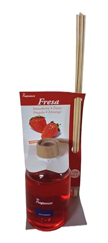 Diffuseur d'arômes parfum fraise 100 ml sticks anti-odeur intérieur - 2