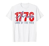 Photo Gallery america est 1776 land of the free 4th of july uomo donna maglietta Photo Gallery america est 1776 land of the free 4th of july uomo donna maglietta