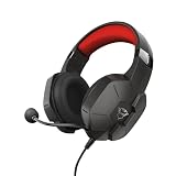 Trust Gaming Casque Gamer PC, PlayStation et Xbox GXT 323 Carus - Casque avec Micro, Coupure du Microphone et Réglage du Volume sur l'Oreillette, PC, PS4, PS5, Xbox Series X (S), Xbox One (X) - Noir