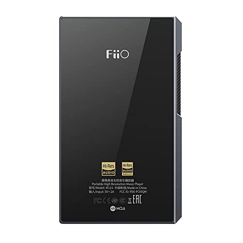 Fiio M11S Hi-Res Mp3 Music Player With Dual Es9038Q2M, Android 10 Snapdragon 660, 5.0Inch, Lossless Dsd/Mqa, Apple Music/Tidal/Amazon Music 4.4Mm 2.5Mm/3.5Mm/4.4Mm (Black) (Titanium) #TOP3