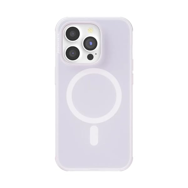 Image of PopSockets iPhone 14 Pro Phone Case with MagSafe- Opalescent White