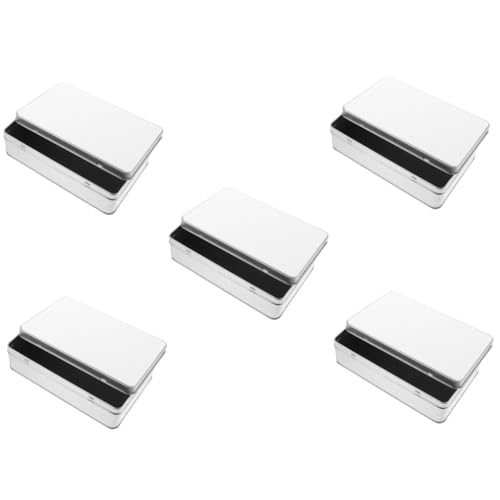 SERTYT 5個 キャンディ 箱 小 缶 蓋付き ブリキ 缶 キャンディ ホルダー プレゼント 容器 プレゼント ケース プレゼント 缶 キャンディ 収納 缶 クラフト 収納 ホルダー キャン