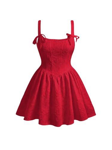 Image of BEAUDRM Women's Plus Size Dresses Cocktail Spring Summer Wedding Guest Dress Jacquard Mini Short Sundresses Brunch Outfits