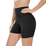 Elastisch: Damen shorts high waist haben gute Elastizität und passform. Der weiche breite Bund komprimiert den Bauch nicht. Das Hosenbeine sie nicht leicht aufgerollt werden.