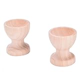 madera dura y resistente 2pcs Cocina Comedor Tabla Craft Juego Imaginario Los Juguetes de Madera Dibujo Holder Modelo Huevera de Pascua Pintados Graffiti Herramientas para los niños de Kinder
