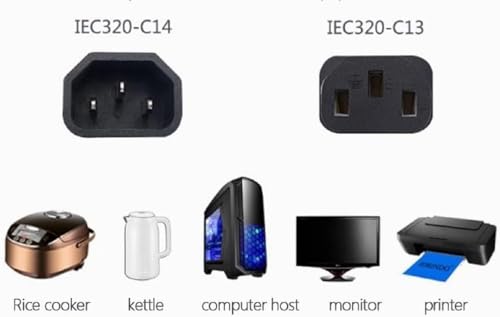 Cable C14 a 3 C13 split de corriente para servidores UPS y PDU de datos 4
