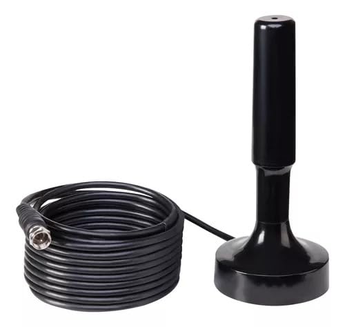 Antena Digital TV Interna Externa Amplificada HDTV 4K UHF | VHF | FM, Resistente A Água, Compatível