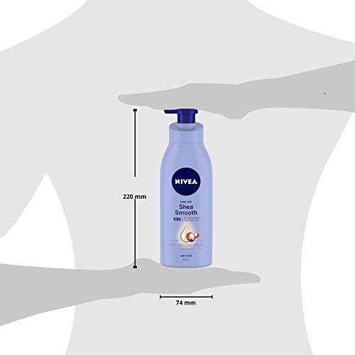 Nivea Body Lotion For Dry Skin, Shea Smooth, With Shea Butter, For Men & Women, 400 ml - Image 6