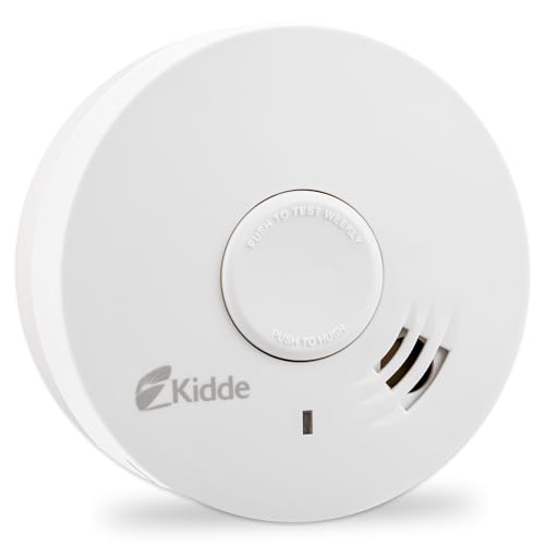 Kidde 10Y29 10 Year Longlife Battery Optical Smoke Alarm for Home - Ten Year Sealed Lithium Battery and Sensor Life - 10 Year Warranty