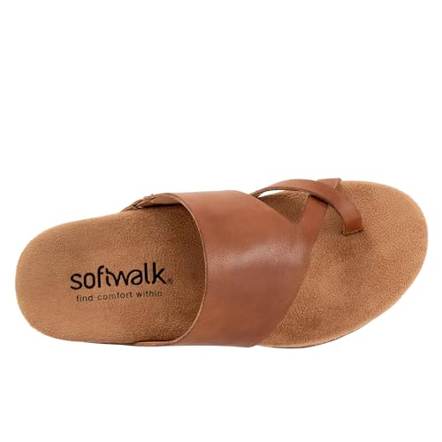 SoftWalk Women's Blaine Sandal, Luggage, 122