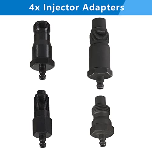 Image of 17Pcs Diesel Engine Compression Gauge Tester Cylinder Pressure Test Tool Kit with Case for Car & Truck