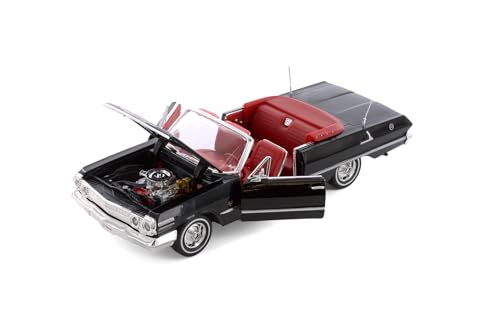 Modelo Chevrolet Impala Convertible 1963 1:24 miniatura 3