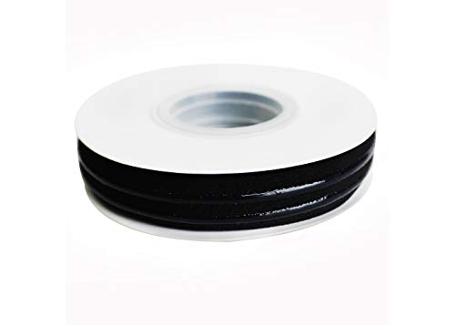 Available Variety of Colors 5 8 Silicone Elastic Tape 5yards roll (Black)