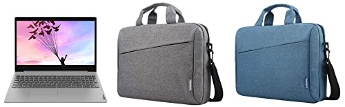 Image of Lenovo IdeaPad Slim 3 10th Gen Intel Core i3 15.6 inch(39.62cm) FHD Thin & Light Laptop (8GB /256GB SSD /UHD Graphics /Platinum Grey /1.7Kg) & Laptop Briefcase T210 15.6-inch Blue & Laptop Briefcase T210 Grey