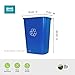 good natured Planet Friendly Tall Recycle - 10.25 Gallon Recycling Bin for Kitchen