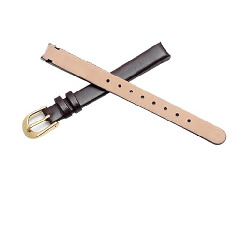Bracelet de montre en cuir véritable 10 mm de style luxe