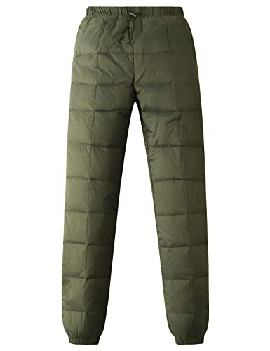 Gihuo Women's Winter Snow Pants - Down Padded Warm Ski Pants