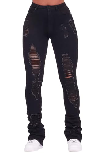 Women's Got A Crush Distressed Super Stacked Jean