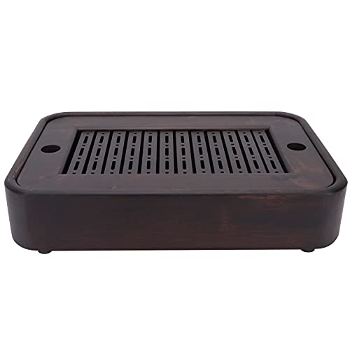 Buachois Bandeja de Té, Hogar Kemu Tipo de Cajón Pequeño Bandeja de Servicio de Té Japonés Bandeja de Juego de Té de…