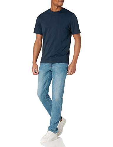 Image of Amazon Essentials Men's Slim-Fit Crewneck Short Sleeve Cotton T-Shirts
