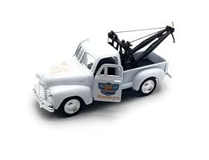 Onwomania Abschleppwagen Modellauto Weiß 1:34-39