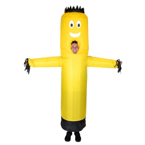 Image of LookOurWay Inflatable Tube Man Costume - Wacky Wavy Arm Guy Funny Inflatable Halloween Costume